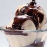 Hot fudge waterfall: Big Gay Ice Cream's chocolate sauce.