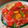 Mesa Verde's ravishing red watermelon, beetroot and pomegranate salad.