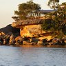 At sea ... the House on the Rock sits above Gunyah Beach at Bundeena.