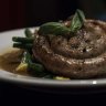 Bangers and mash at Forest Lodge Hotel.