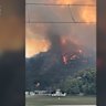 Homes have been lost in an out of control bushfire raging at Koolewong, on the Central Coast just north of Sydney.