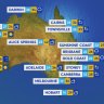 National weather forecast for Sunday March 9.