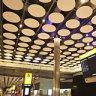 The baggage claim hall in the new Terminal 5 building is seen at London's Heathrow Airport