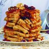 Vegan carrot cake pancakes.