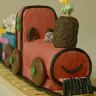 The "choo choo" cake.