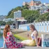 Gelissimo gelati outside the boathouses at Oriental Bay.