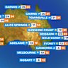 National weather forecast for Sunday April 12.