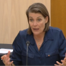 Nationals senator Perin Davey's appearance at estimates has caused controversy.