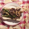 Treat yourself: Philly-style broccolini, mushroom and cheese sandwich.