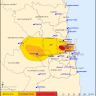 80 millimetres of rain in half an hour as storms hit Brisbane