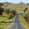 Road near Gundagai, NSW.