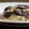 Extremely luxurious: Truffle risotto.