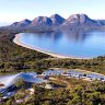 Sea and spa ... (from left) a bird's-eye view of Saffire