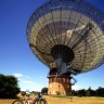 Full of history ... the radio telescope at Parkes.