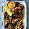 ***EMBARGOED FOR GOOD WEEKEND, FEBRUARY 13/21 ISSUE***
Neil Perry recipe : Barbecued marinated chicken with spicy mayonnaise
Photograph by William Meppem (photographer on contract, no restrictions)Â 
