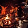 Fire 'em up: The grill at Porteno in Surry Hills.