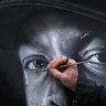 Portrait painter Vincent Fantauzzo has received plaudits - and brickbats - for his dramatic and popular photorealistic renderings of famous friends - everyone from Julia Gillard and Ice Cube to Hugh Jackman and Oscar Piastri - but the profoundly dyslexic award-winning artist has a much simpler (and bigger) mission in mind: “I want to Jamie Oliver the art world.”