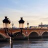 Pont de Pierre, in the centre of Bordeaux.