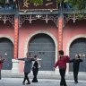 Tai Chi group at Culture Park, Chengdu.