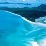 Whitehaven Beach on Whitsunday Island ... rated Australia's best.