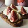 Ricotta and fig sippet at Heritage Coffee Brewers in Summer Hill.