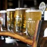 4 Pines Brewery tasting rack