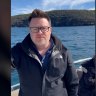 Nick O'Malley is on the scene watching the effort to free the baby humpback whale in Sydney Harbour.