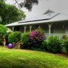 The front garden is perfect for kids to explore.