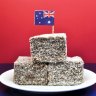 Australia Day January 26, celebrate with tradional Aussie tucker food such as lamingtons.