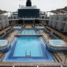 Time for a dip: The Celebrity Silhouette pool.