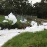 'It’s never been this bad': White foam covers part of Dandenong Creek