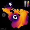 This map is a Spilhaus projection, showing the world's seas and oceans as a single body of water, centred on Antarctica and bordered by continents.
Source: Australian Antarctic Program Partnership.