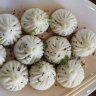 Pan fried pork buns.