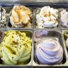 Gelato tubs at Cow and the Moon in Enmore.