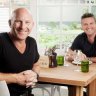Matt Moran and Peter Sullivan  in their new restaurant Chiswick in Woollahra. Thursday 1st March 2012. Photograph by James Brickwood. SMH GOOD LIVING 120301