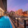 The pool at Hotel Indigo, Adelaide.