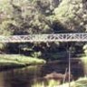 Timber footbridge over Yarra River