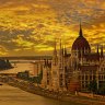 Water under the bridge ... the Hungarian parliament building in Budapest.