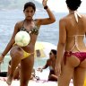 Ipanema Beach Rio de Janeiro soccer girls