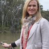 Sharelle McMahon at the Murray River’s Echuca port.