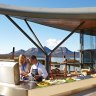 Stunning views along with a barbecue lunch at Saffire Freycinet.