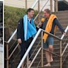A Sydney bather inadvertently stumbled into a fashion show at Tamarama Beach.