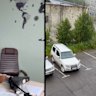 Eyewitness footage show point of view of person escaping building as earthquake strikes Kamchatka. Video credit: Instagram @iaemak.k
