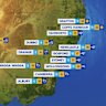 National weather forecast for Thursday July 10.