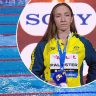 Australian swimmer Lani Pallister won the 800m freestyle final at the world short course swimming championships in Budapest.