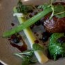 A venison dish at The Rose Upstairs, Fitzroy.