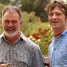 Family affair ... three generations of the Potts family ? (from left) Len, Bill and Ben ? make wines at Bleasdale Winery, located in the Langhorne Creek region on the Fleurieu Peninsula.