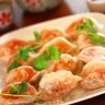 Pork and prawn dumplings.