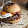 The breakfast bun at Rudimentary Cafe. 16?18 Leeds Street, Footscray  Epicue. Picture Anu Kumar  7 May 2015 Under $30