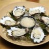 SYDNEY, AUSTRALIA - JULY 08:  The snugglepot and cuddle pie cocktail and half dozen oysters at Bennelong at the Opera House on July 8, 2015 in Sydney, Australia.  (Photo by Brendon Thorne/Fairfax Media)